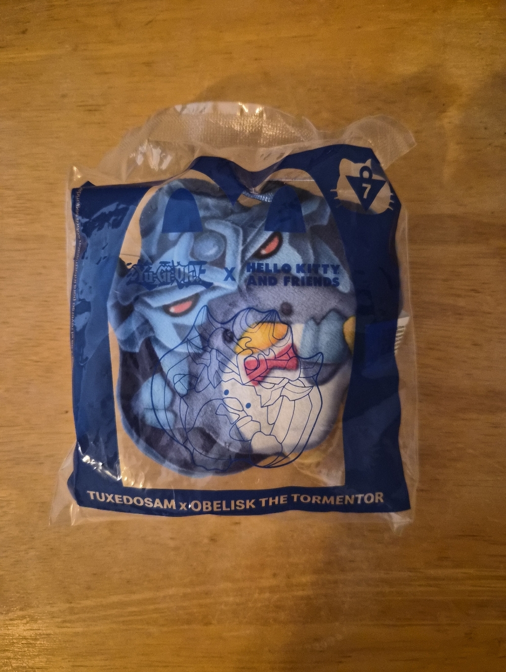 McDonald's Hello Kitty x Yu-Gi-Oh! Tuxedosam Obelisk Plush (Blue)